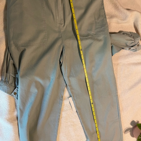 Universal Thread™ - Puff ¾ sleeve Collared Boiler Suit NWT size 8 (Medium) Mint - Picture 8 of 16